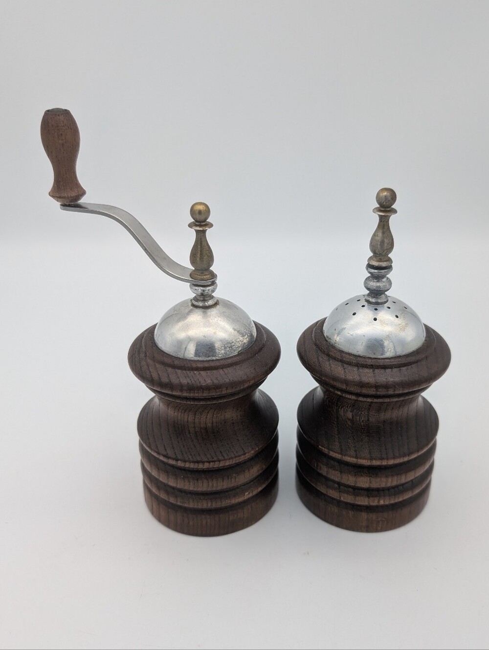 Vintage Woodcrest by Styson Salt and Pepper Mill